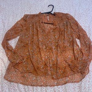 Free people see thru blouse